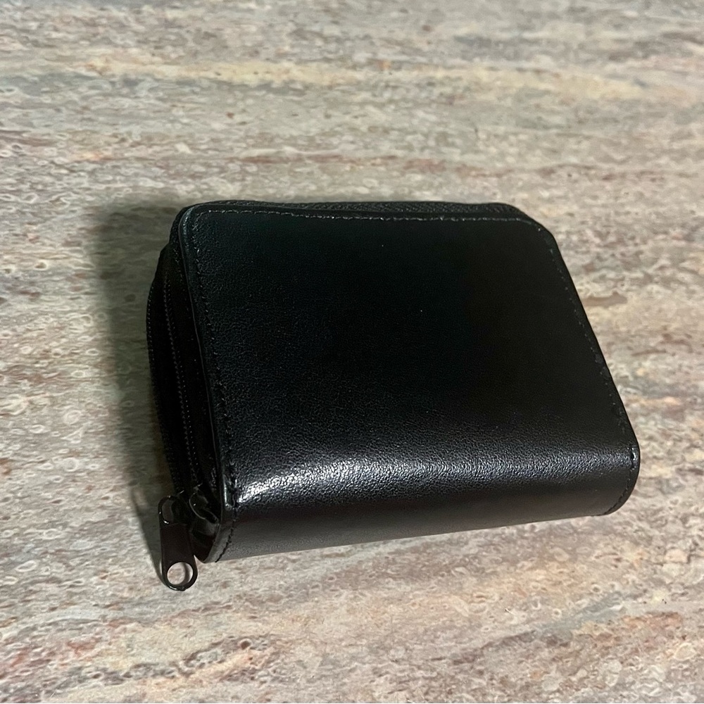 New Samsonite zippered genuine leather wallet organizer